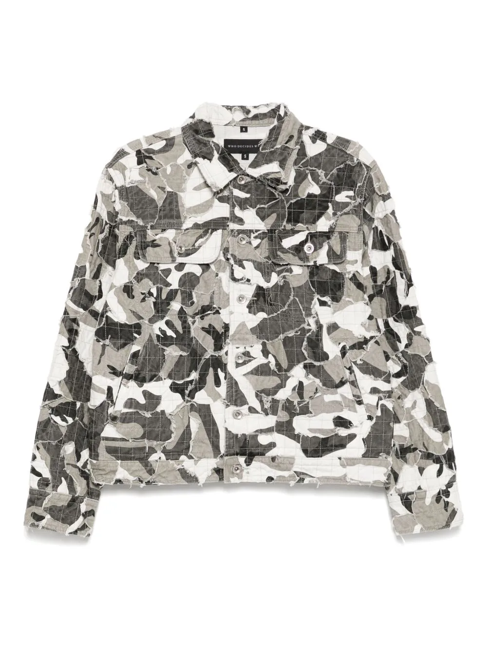 Camo Trucker Jacket by Who Decides War