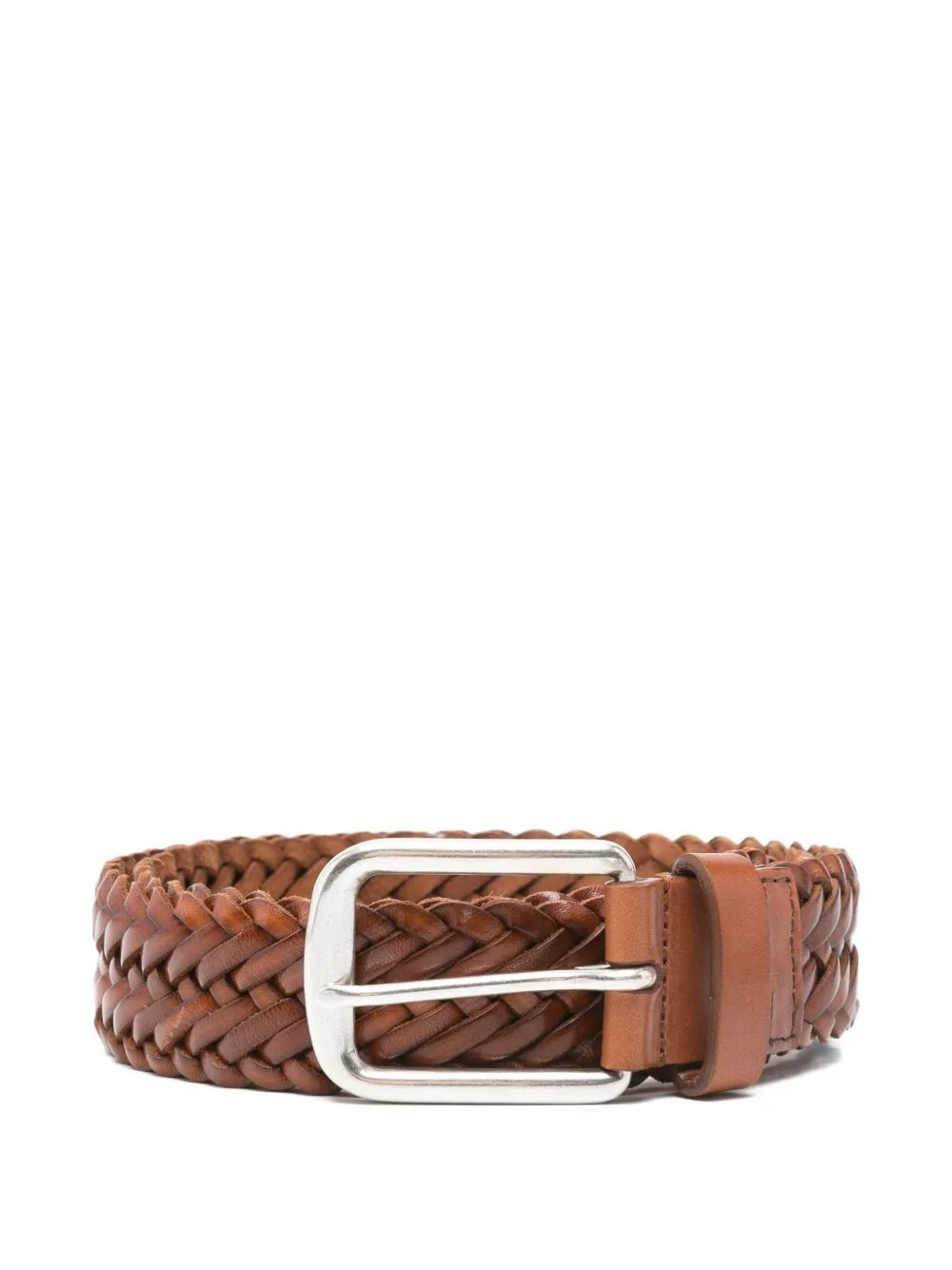 Braided Leather Belt by SANDRO