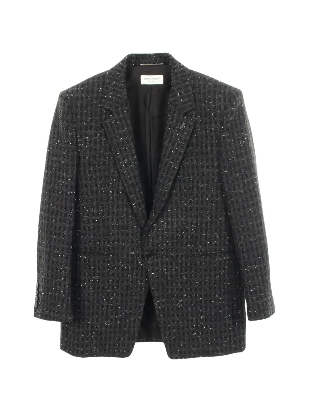 2010s Cassandre Pin-Detail Tailored Jacket by Saint Laurent Pre-Owned