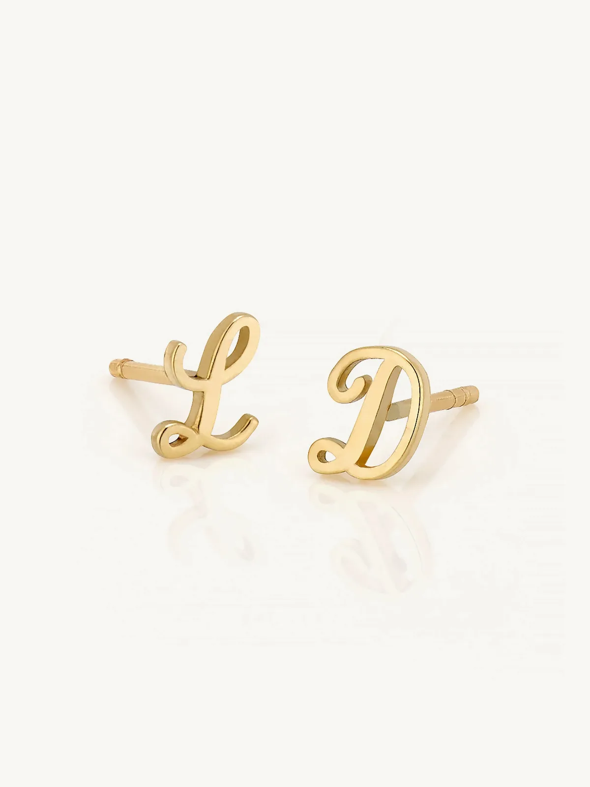 Amelia Initial Stud (single) by SARAH CHLOE