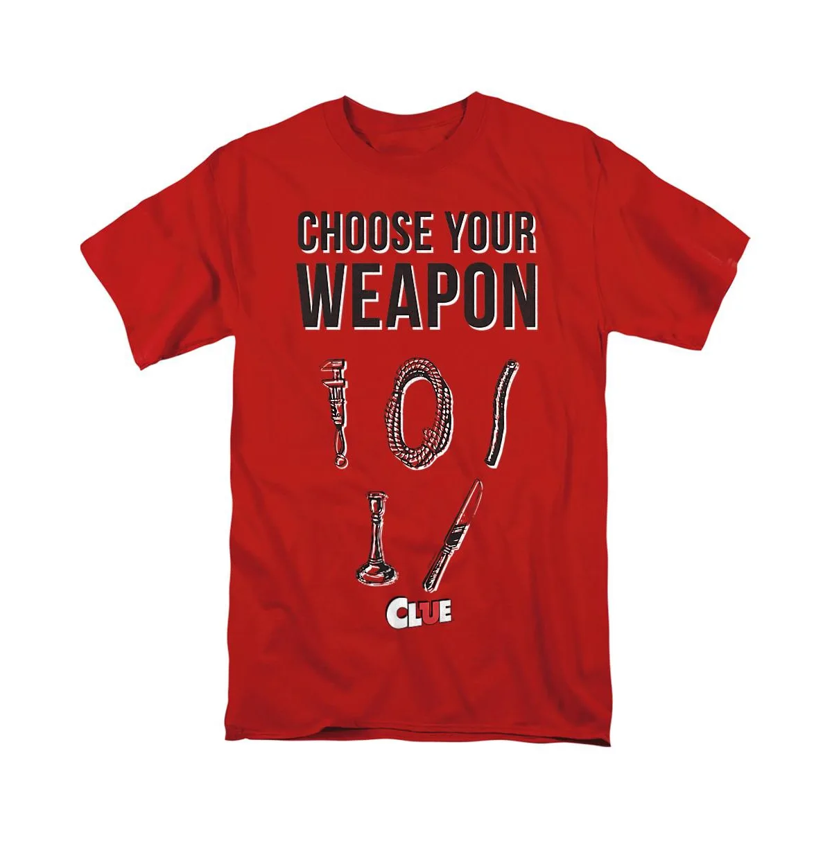 Logovision Clue Choose Your Weapon T-Shirt by Hasbro+