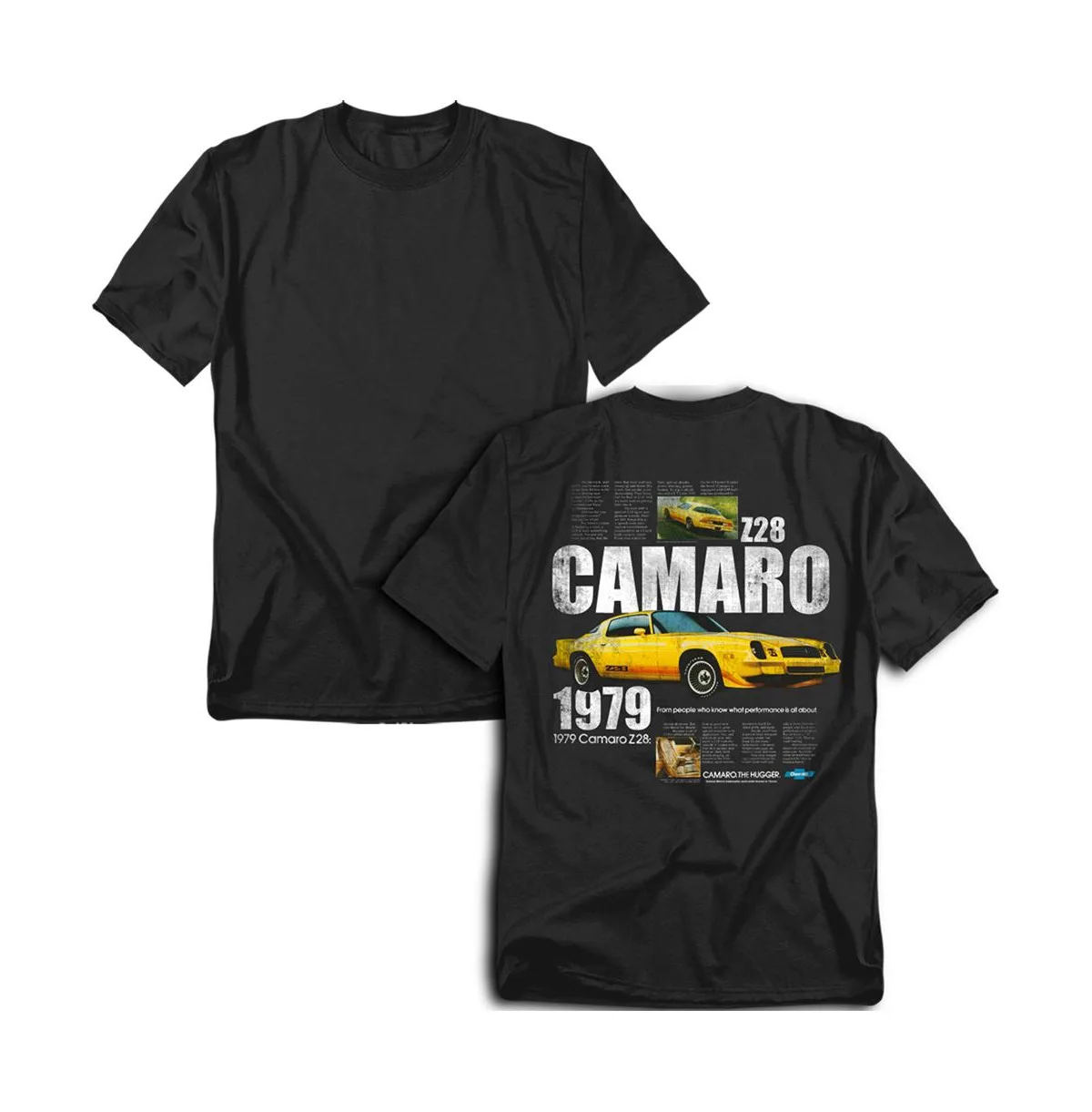 Chevrolet Camaro Z28 Back T-Shirt by Corvette