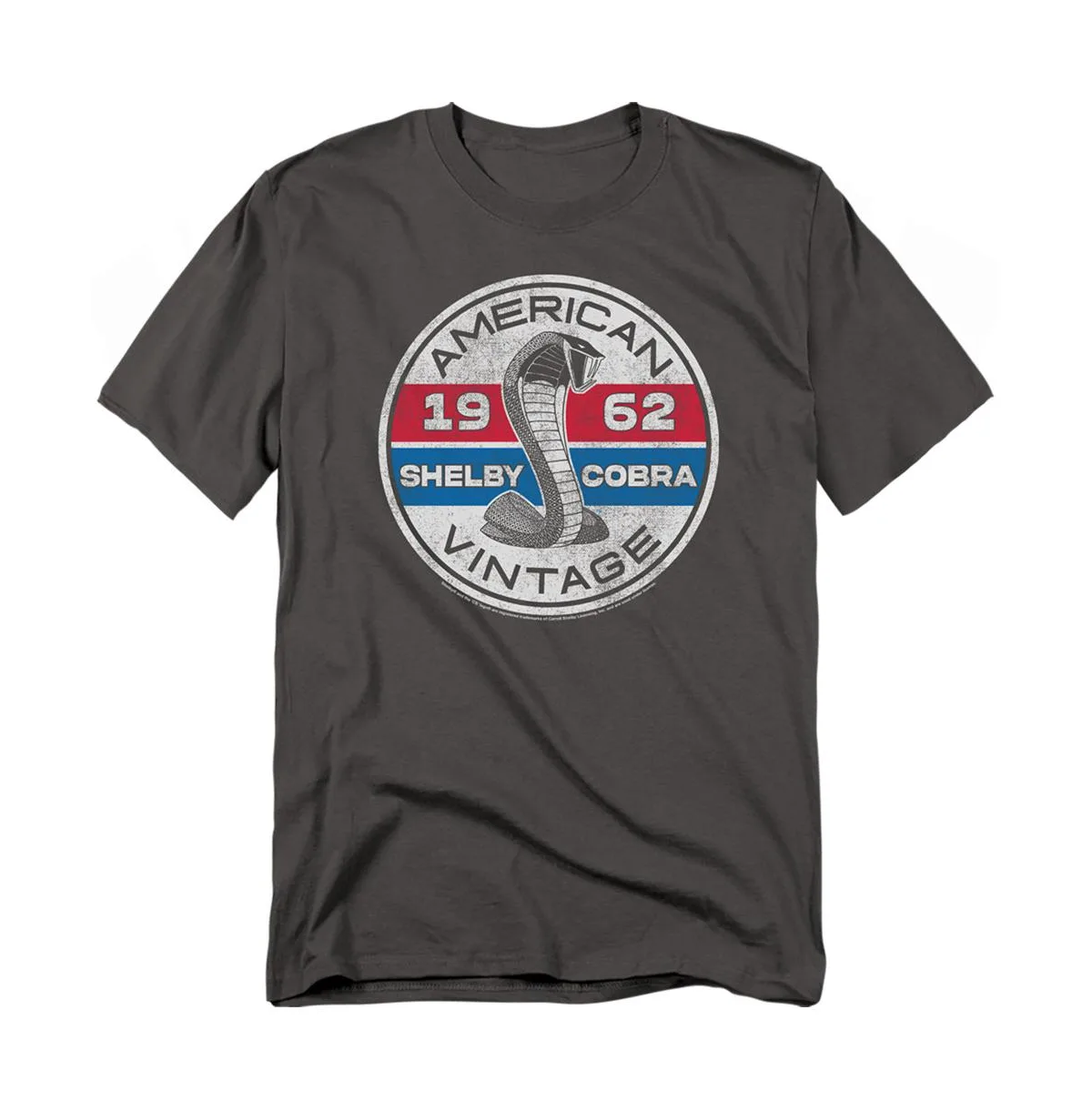 Carroll Shelby Vintage Circle T-Shirt by Shelby Cobra