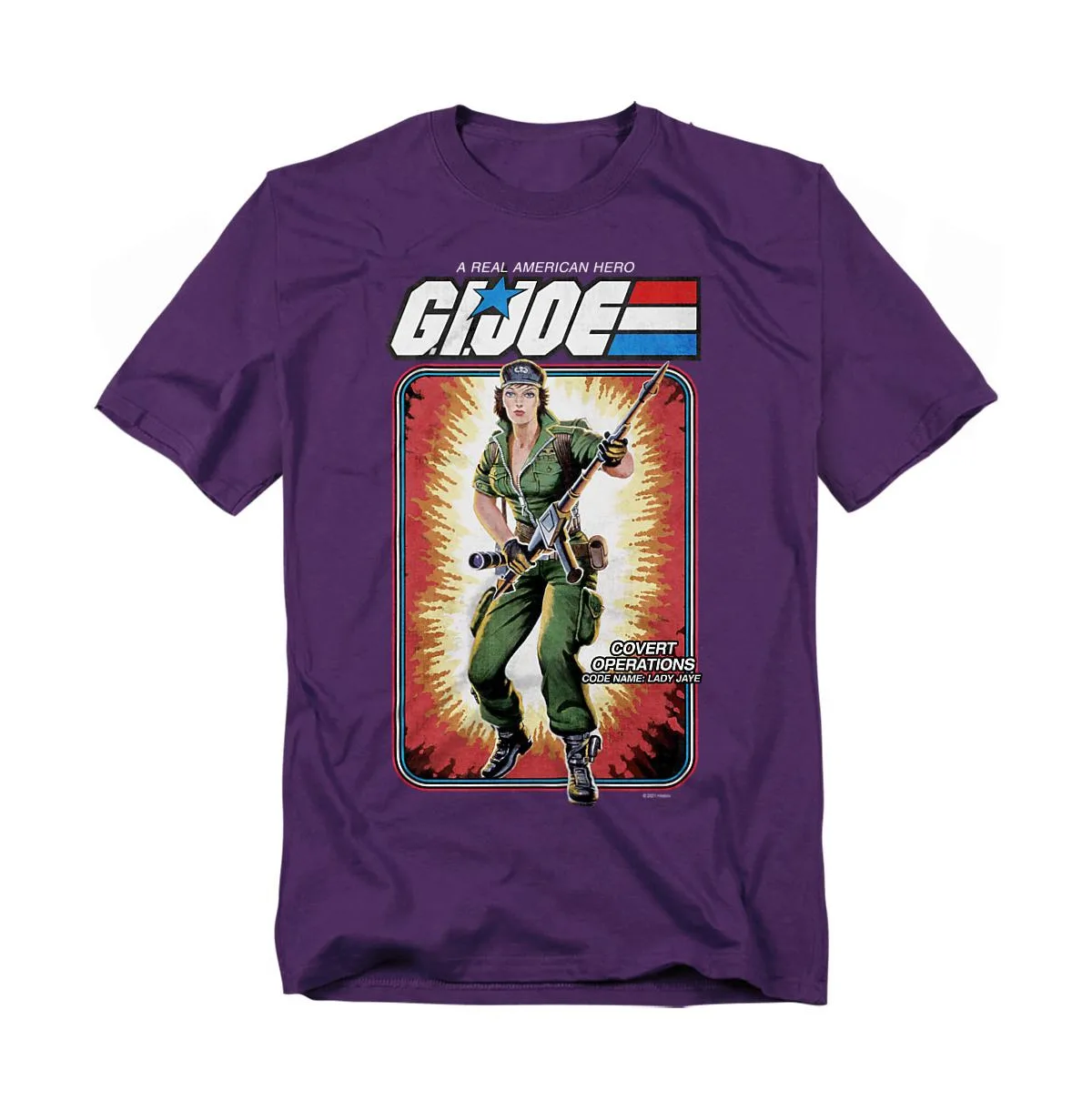 G.i. Joe Lady Jaye Card T-Shirt by Logovision