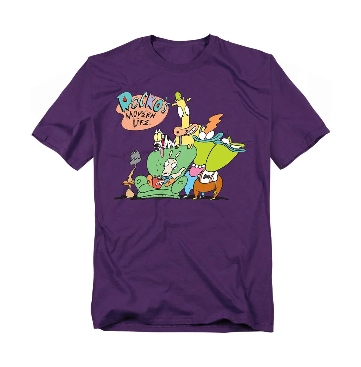 Rocko's Modern Life Spunky, Ed, Bev and Heffer T-Shirt by Logovision