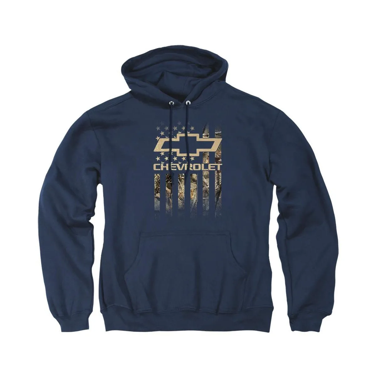 Chevrolet Camo Flag Graphic Pullover Hoodie by Corvette