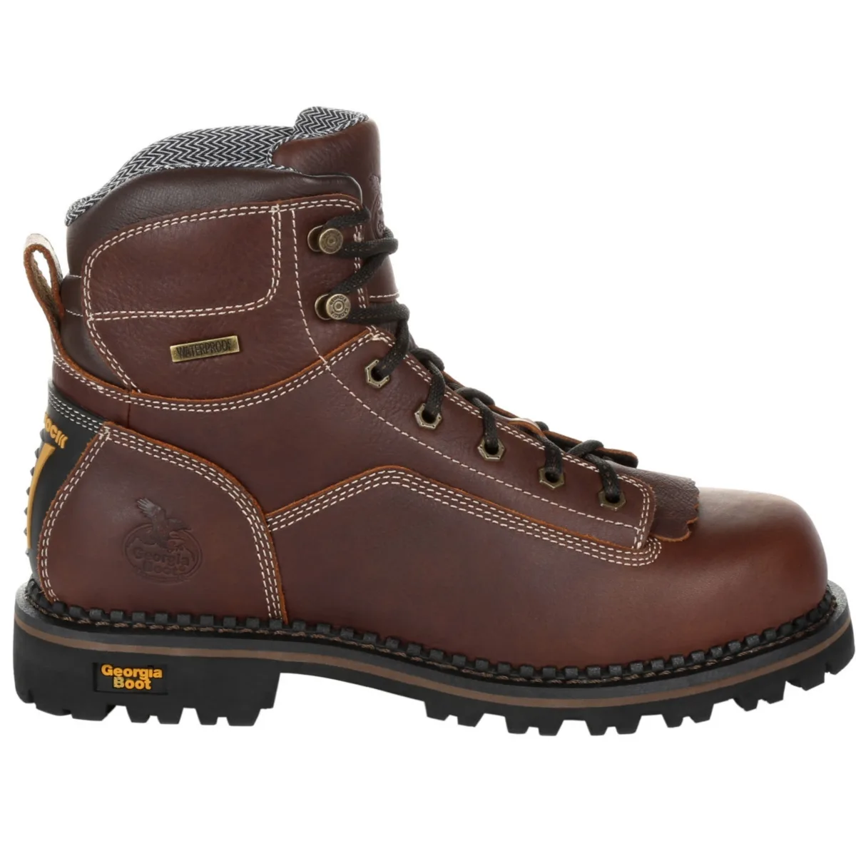 Amp Lt Logger Low Heel Waterproof Work Boot by Georgia Boot