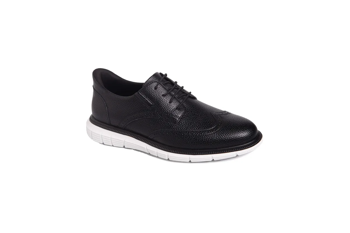 Hill Street Hands-Free Slip on Technology Leather Wingtip Oxfords by Marc Joseph New York