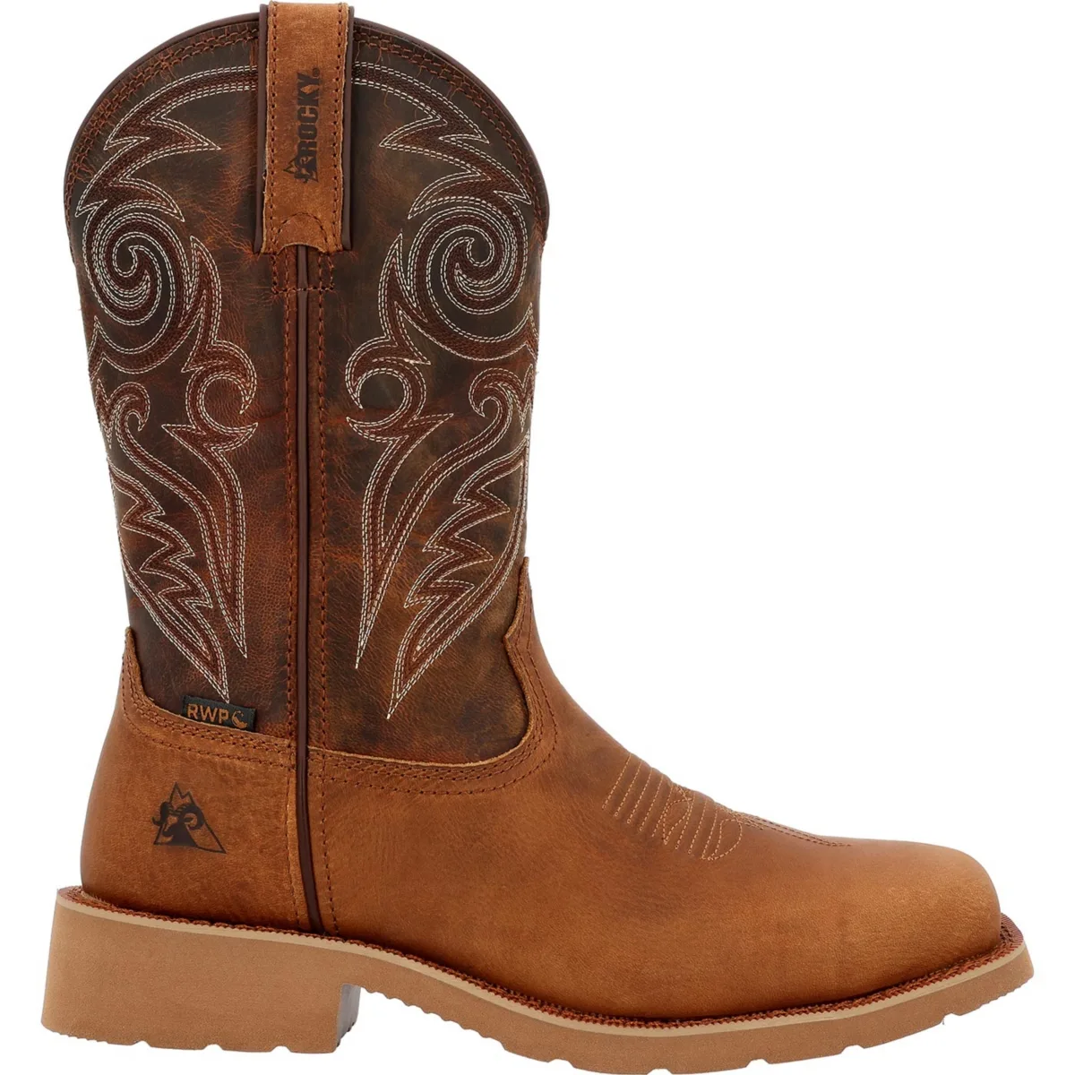 MonoCrepe 12" Steel Toe Western Boot by Rocky