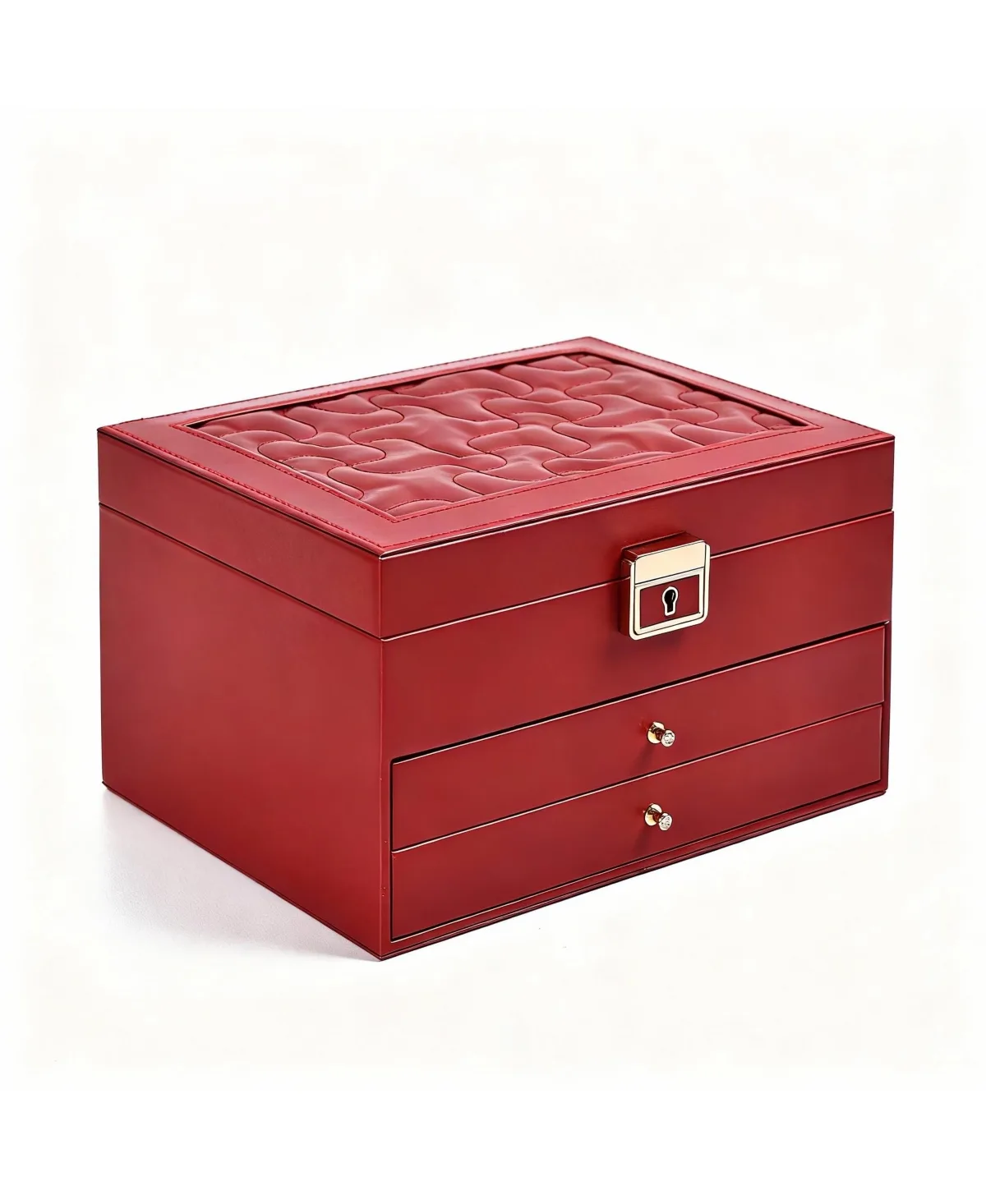 3-Layer Jewelry Organizer with Removable Dividers for Flexible Storage by Yigii