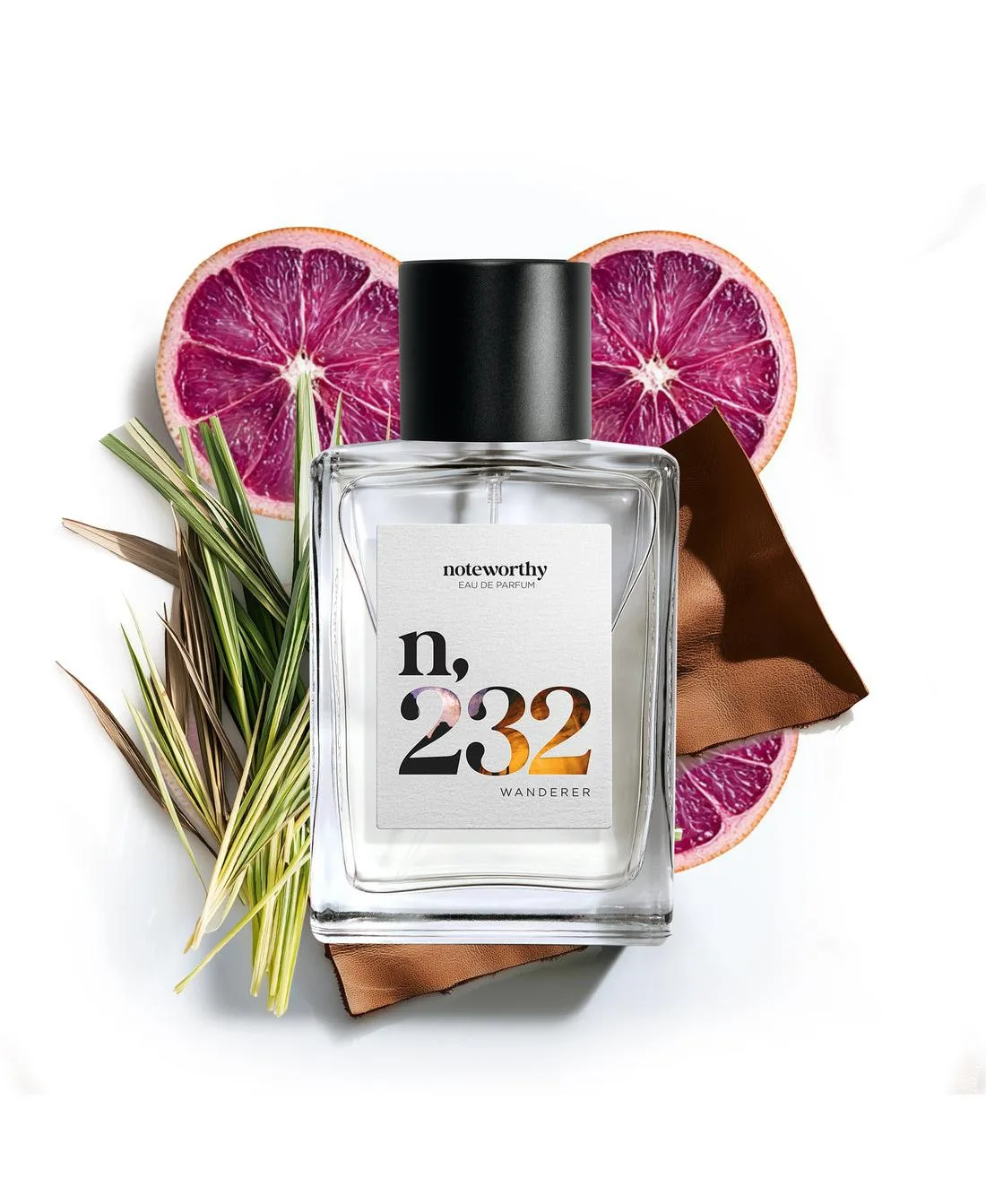 n,232 Eau De Parfum - Wanderer - Grapefruit Leather Vetiver Fragrance by Noteworthy