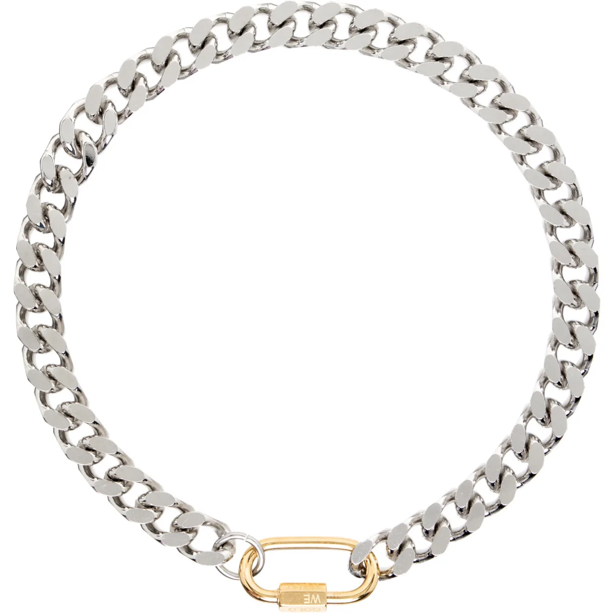 Curb Chain Necklace by IN GOLD WE TRUST PARIS