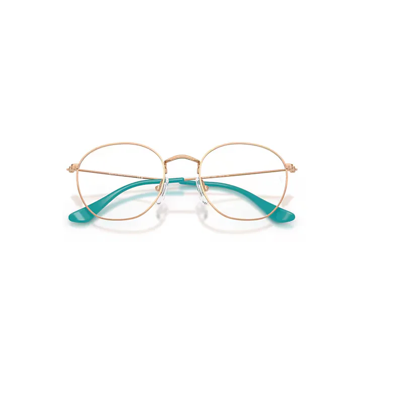 Rob Optics Eyeglasses Rosegold Frame Clear Lenses Polarized by Ray-Ban