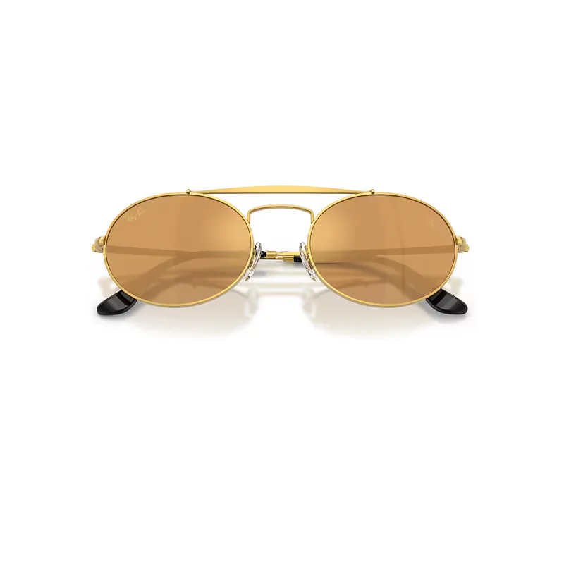 Rb3775m Scuderia Ferrari Collection Sunglasses Legend Gold Frame Brown Lenses