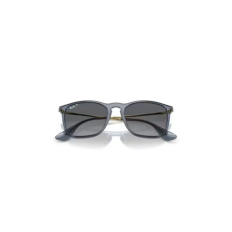 Chris Sunglasses Gold Frame Grey Lenses Polarized by Ray-Ban
