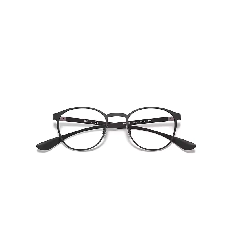 Rb6355 Optics Eyeglasses Gunmetal Frame Clear Lenses Polarized by Ray-Ban