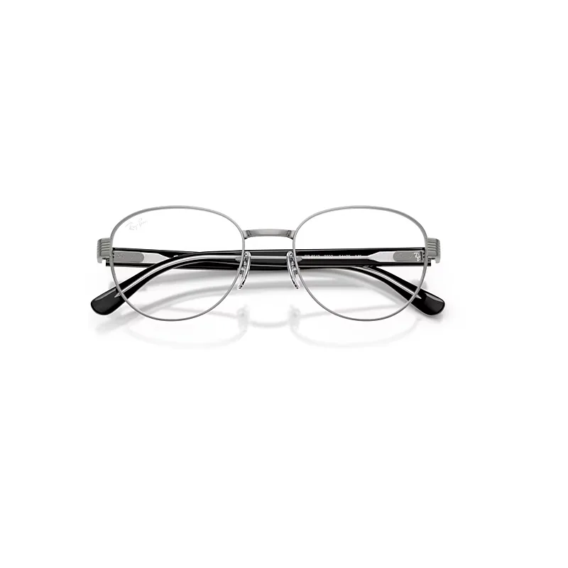 Rb6543 Optics Eyeglasses Black on Transparent Frame Clear Lenses Polarized