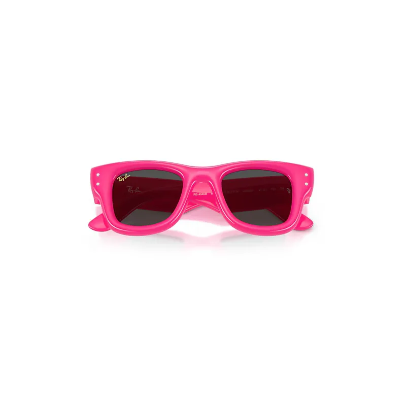 Wayfarer Puffer Crystal Edition Sunglasses Pink & Strass Frame Black Lenses