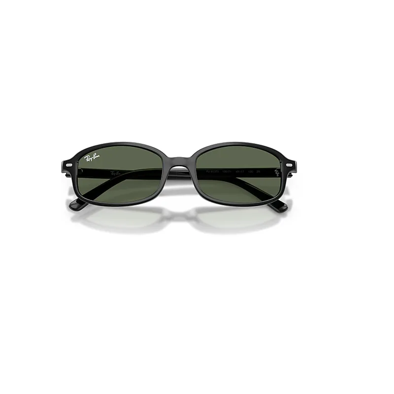 Rb9132s Sunglasses Black Frame Green Lenses by Ray-Ban