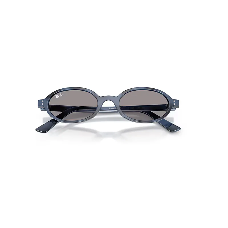 Khal Bio-Based Sunglasses Blue Havana Frame Grey Lenses by Ray-Ban