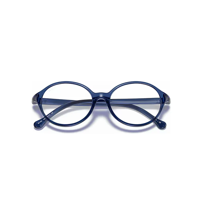 Rb1901 Optics Eyeglasses Transparent Blue Frame Clear Lenses Polarized by Ray-Ban