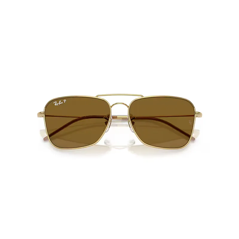 Caravan Reverse Sunglasses Brown Lenses Polarized by Ray-Ban