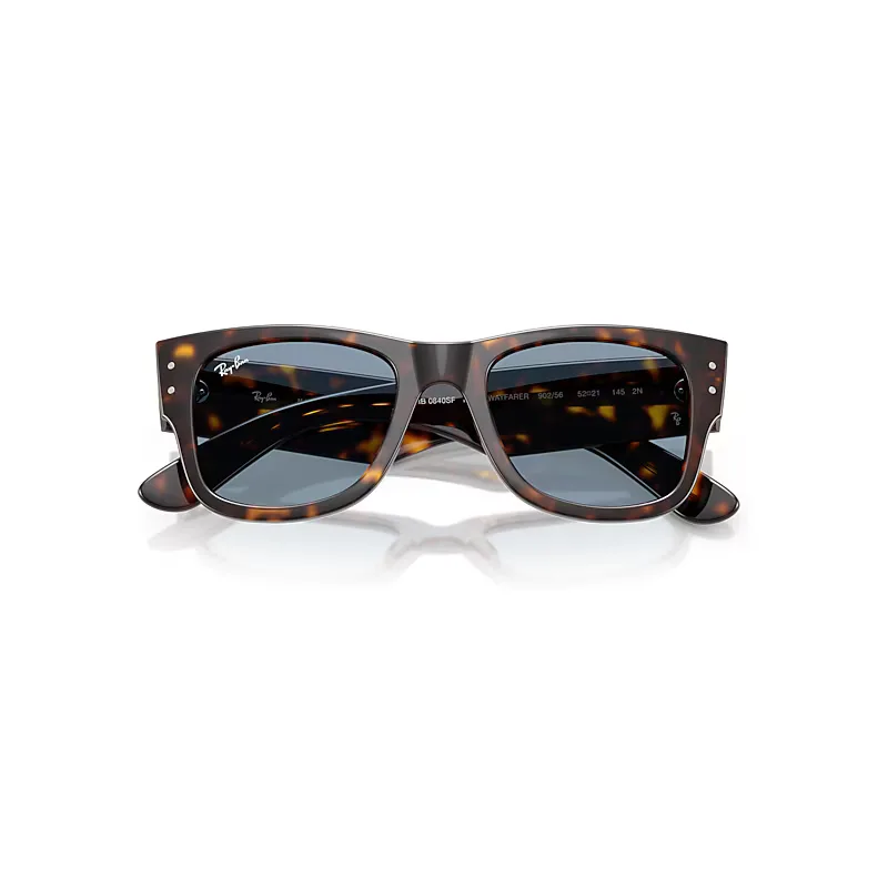 Mega Wayfarer Summer Capsule Sunglasses Blue Lenses by Ray-Ban