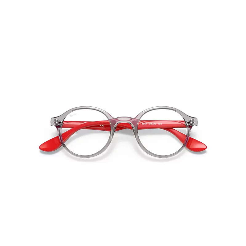 Rb1561 Optics Eyeglasses Red Frame Clear Lenses Polarized by Ray-Ban