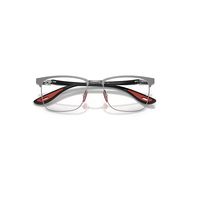 Rb6621m Optics Scuderia Ferrari Collection Eyeglasses Black Frame Clear Lenses Polarized