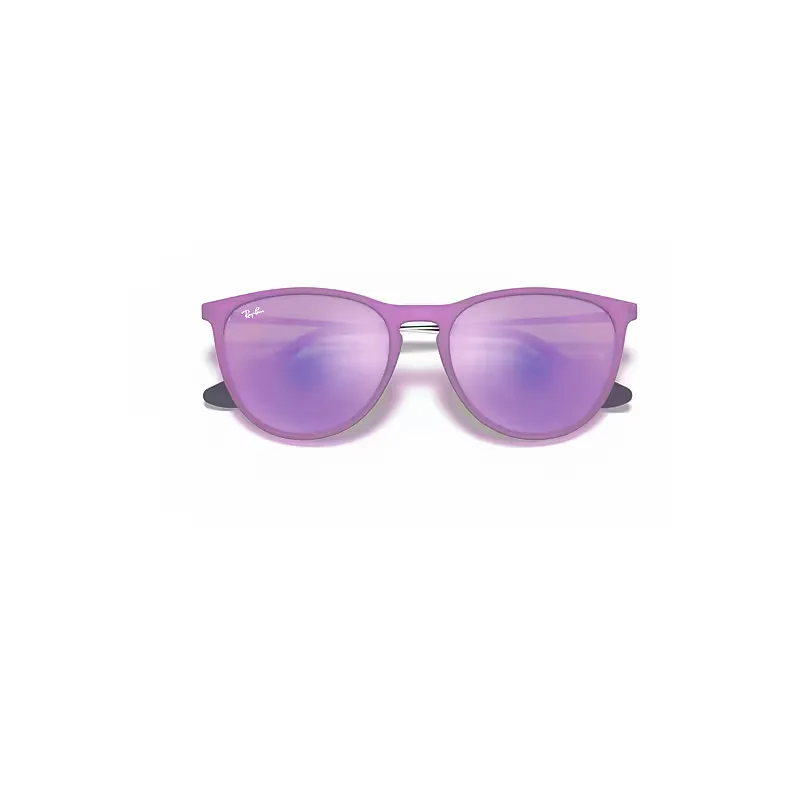 Erika Sunglasses Violet Fluo Frame Grey Lenses by Ray-Ban