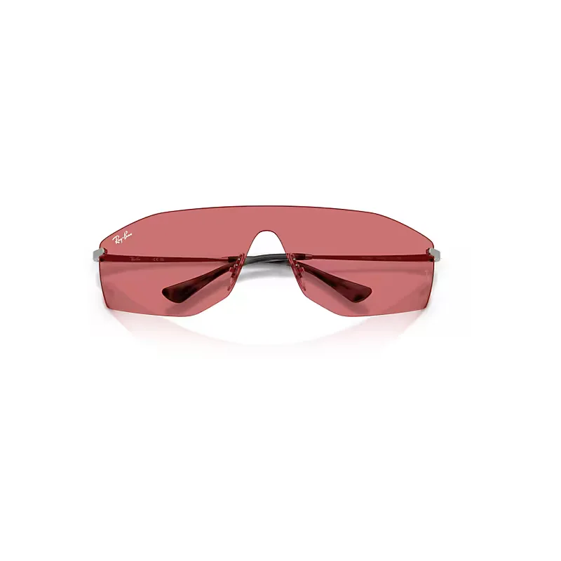 Alix Bio-Based Sunglasses Gunmetal Frame Red Lenses by Ray-Ban