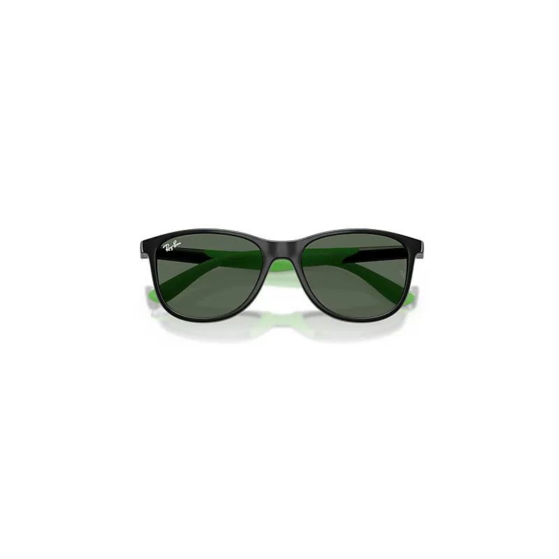Ray-Ban Disney - Toy Story Sun Sunglasses Black & Rubber Green Frame Green Lenses by Ray-Ban