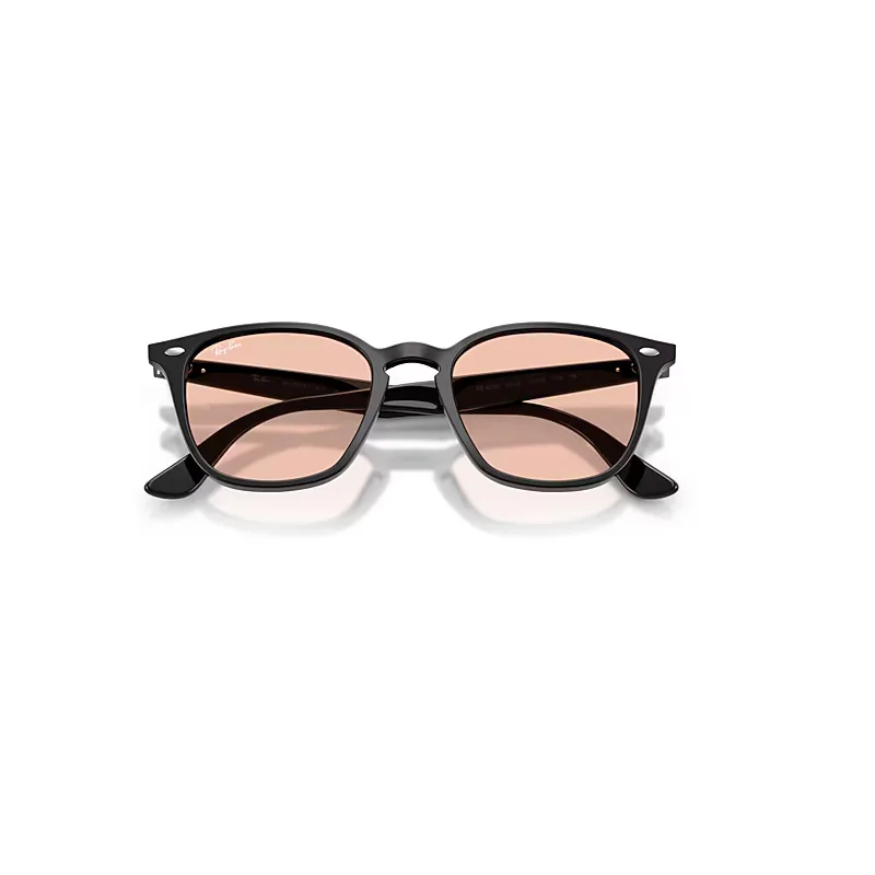 Rb4258 Sunglasses Black Frame Pink Lenses by Ray-Ban