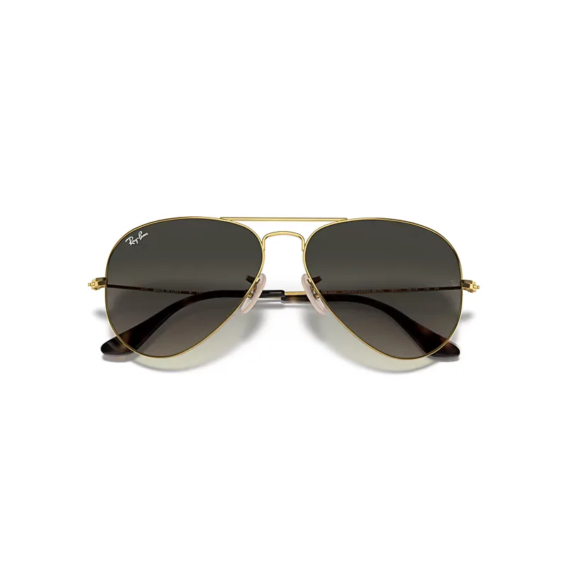 Aviator Havana Collection Sunglasses Grey Lenses by Ray-Ban