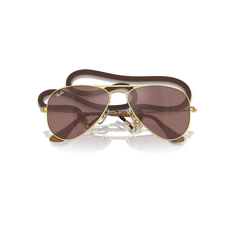 Aviator Sunglasses Brown Lenses by Ray-Ban