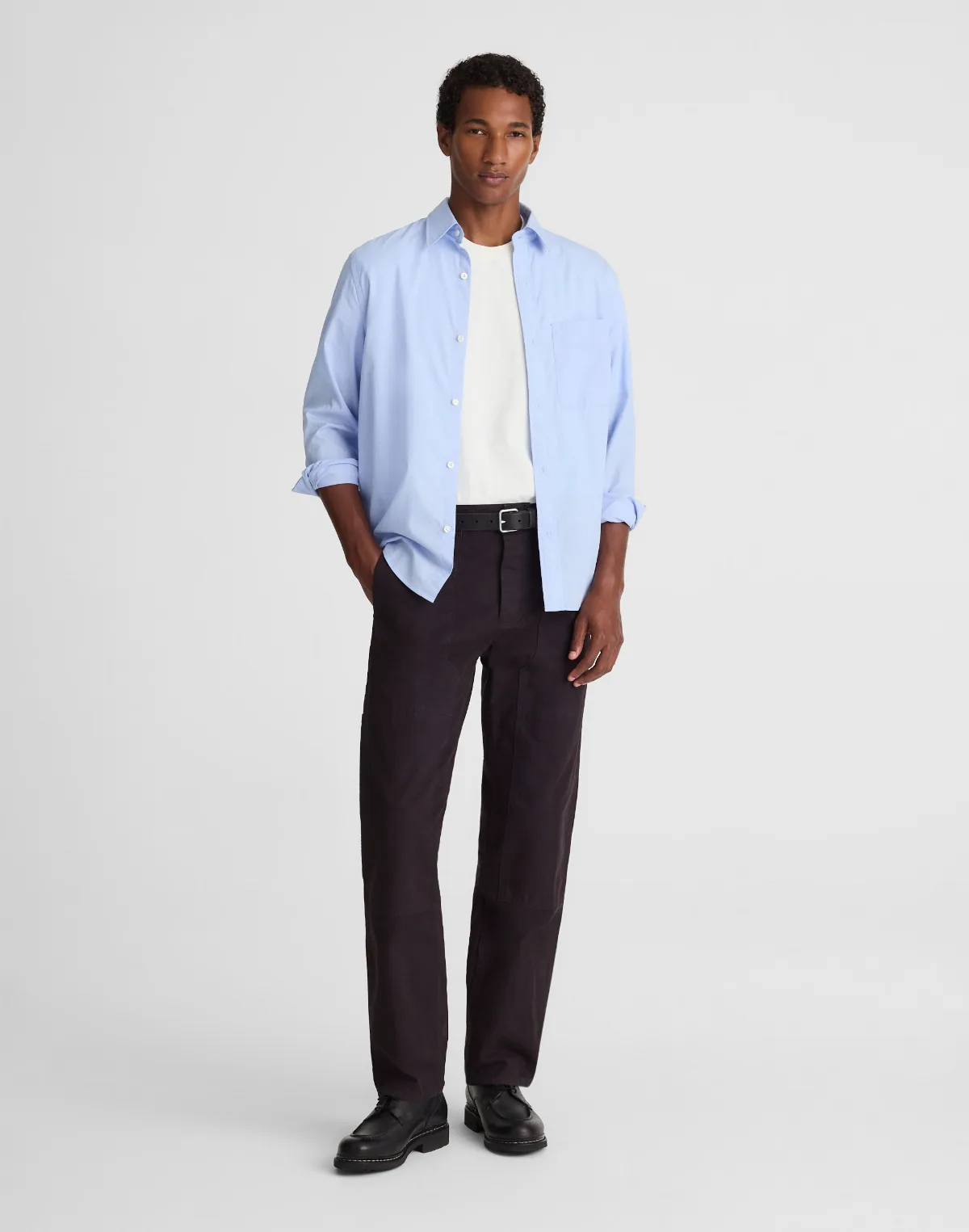 Relaxed Straight Workwear Pants by MW