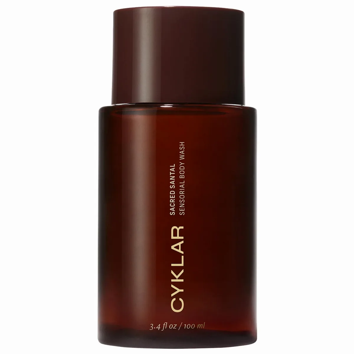 Mini Sacred Santal Sensorial Body Wash for Moisture Barrier 3.4 Fl oz/100 mL by CYKLAR