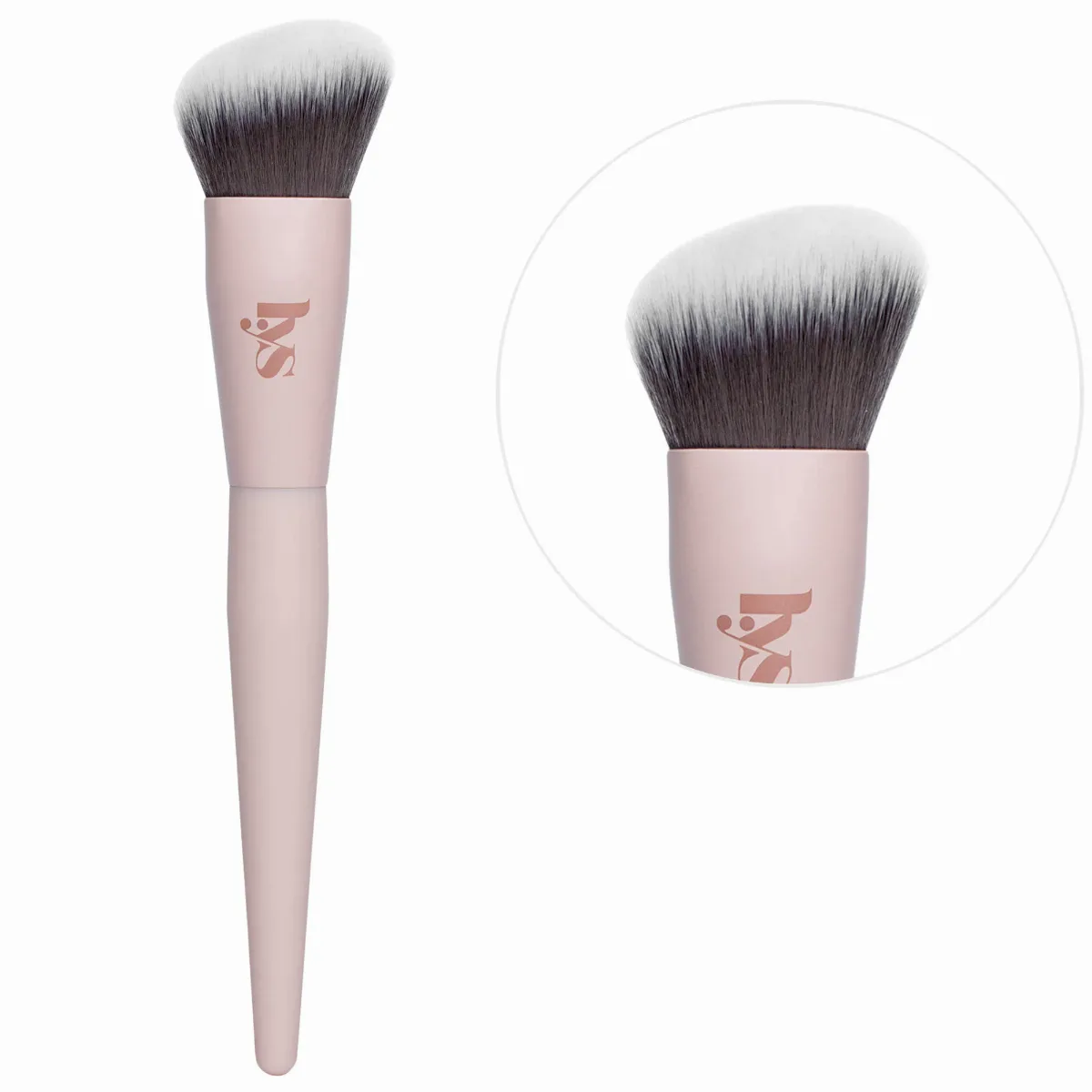 Angled Complexion Face Brush by LYS Beauty