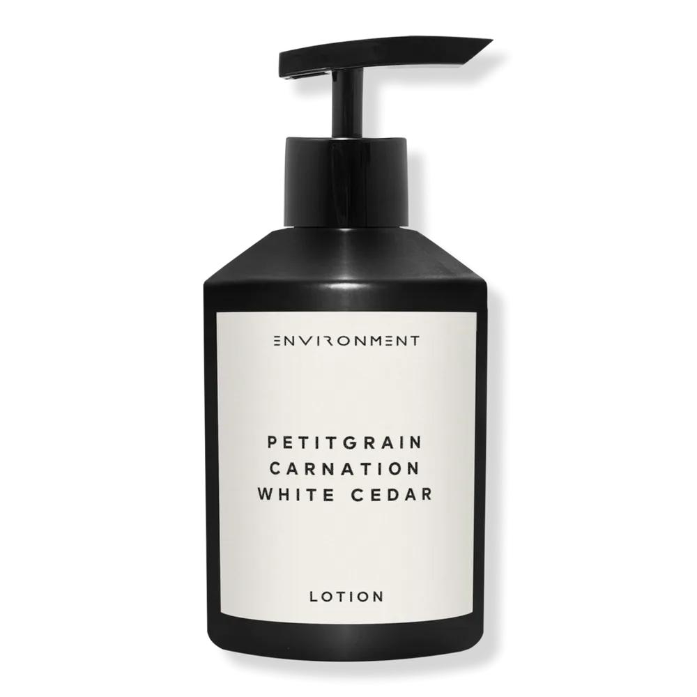 Petitgrain Carnation White Cedar Lotion by ENVIRONMENT