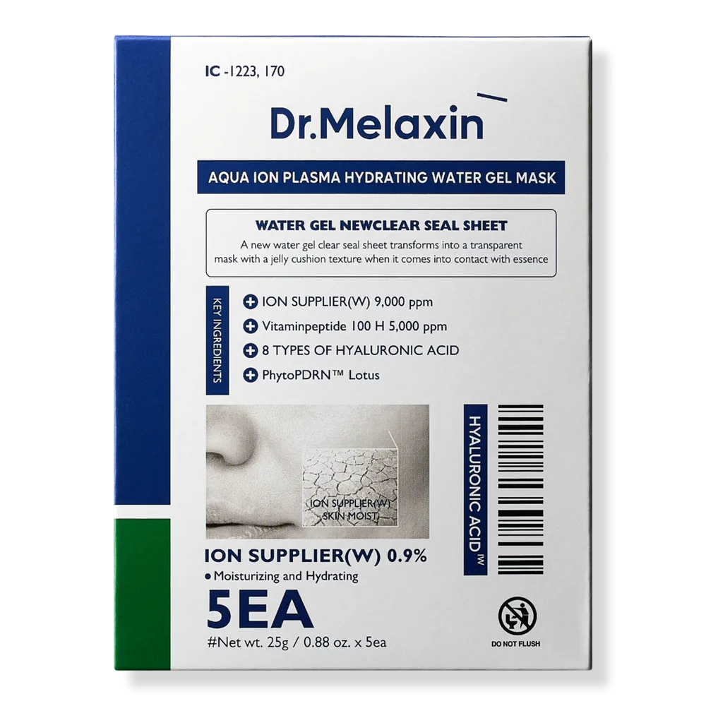 Aqua Ion Plasma Hydrating Water Gel Mask by Dr. Melaxin