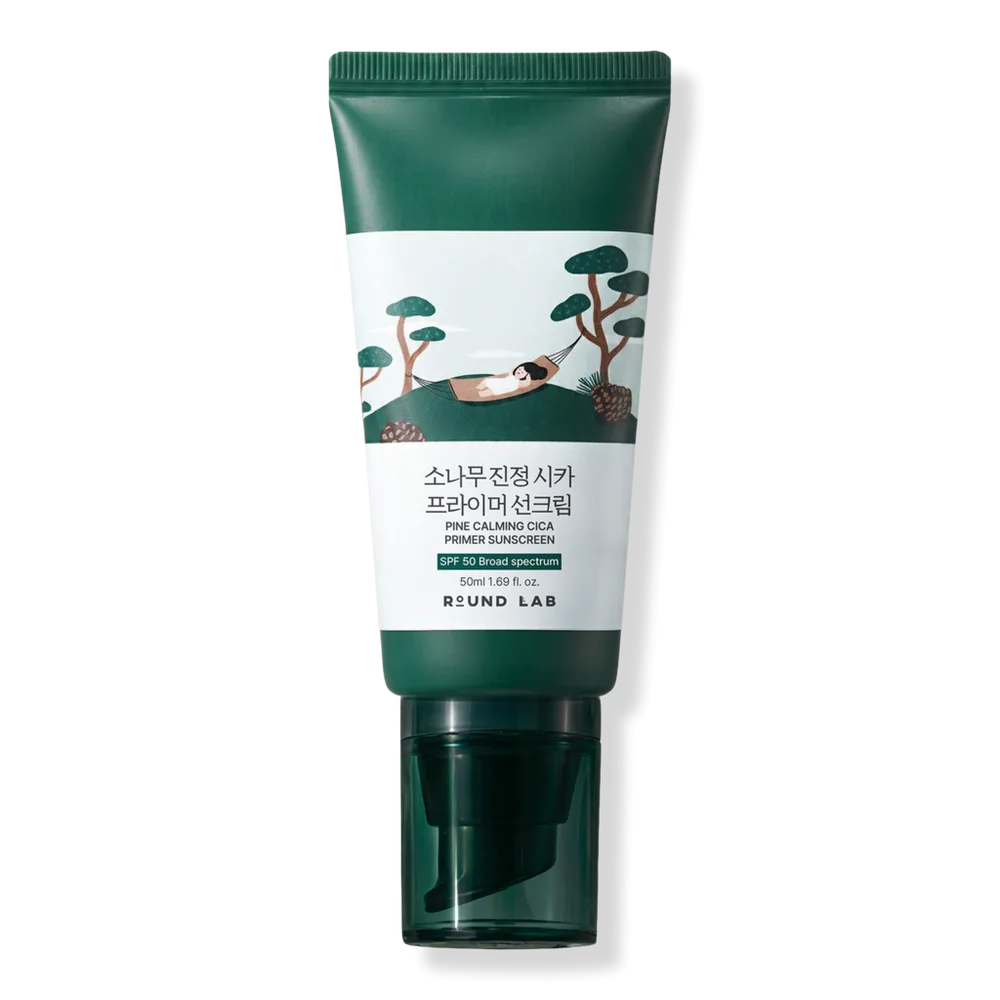 Pine Calming Cica Primer Sunscreen by ROUND LAB
