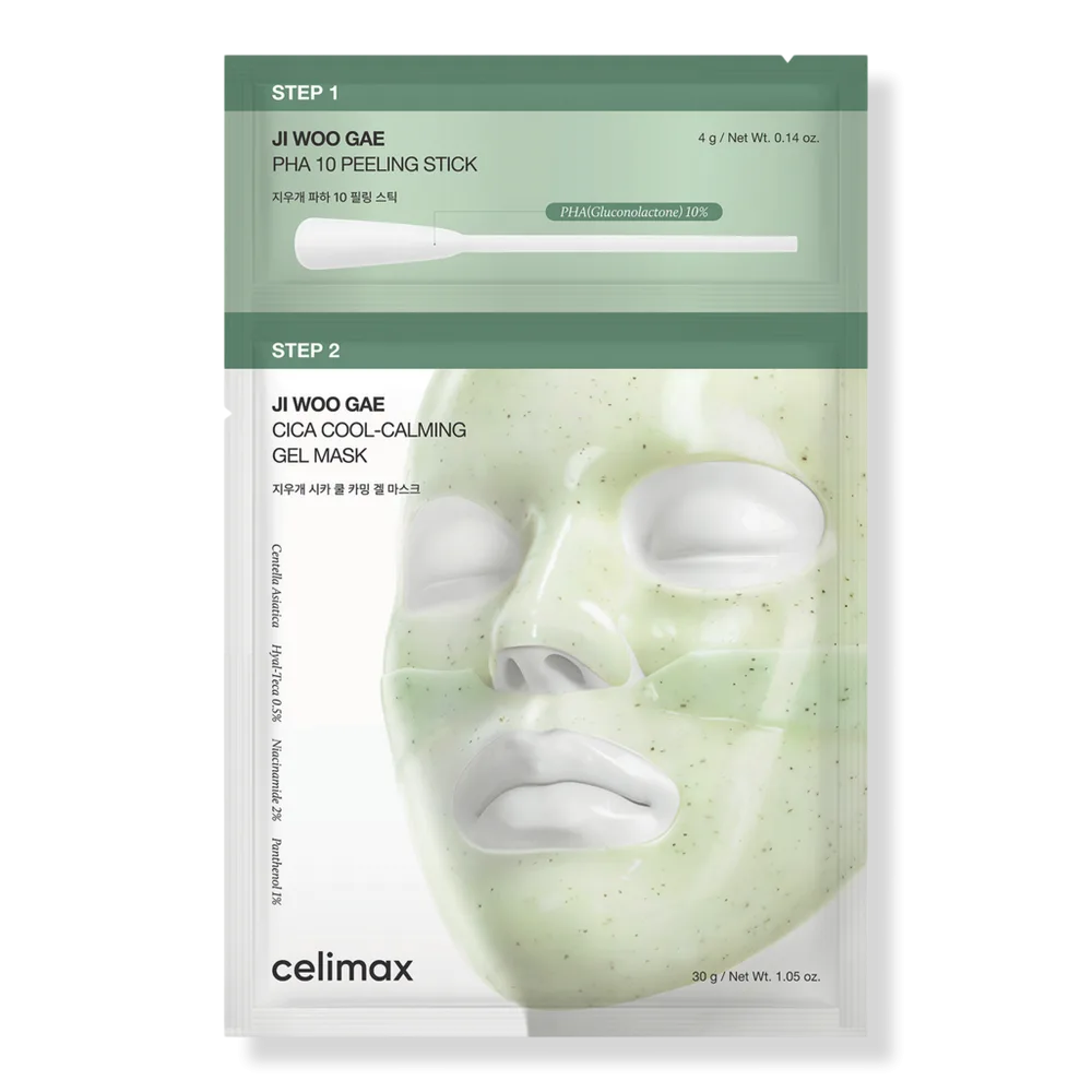 Ji Woo Gae Cica Pha Peel 2-Step Gel Mask by celimax