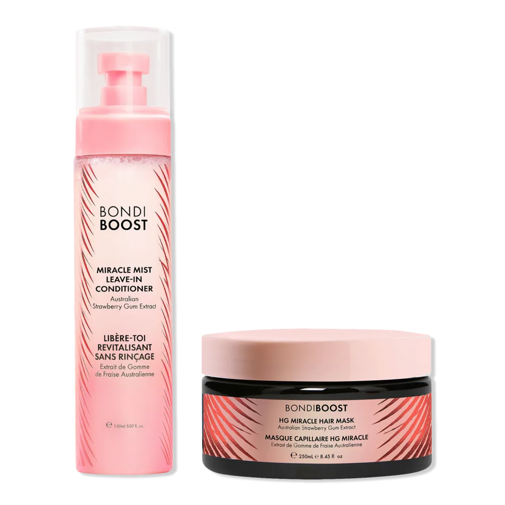 Strawberry Gum Glass Hair Duo for Shine & Heat Protection by Bondi Boost