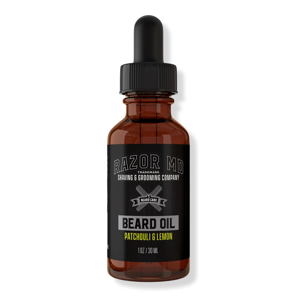 Beard Oil Serum - Patchouli & Lemon by RAZOR MD