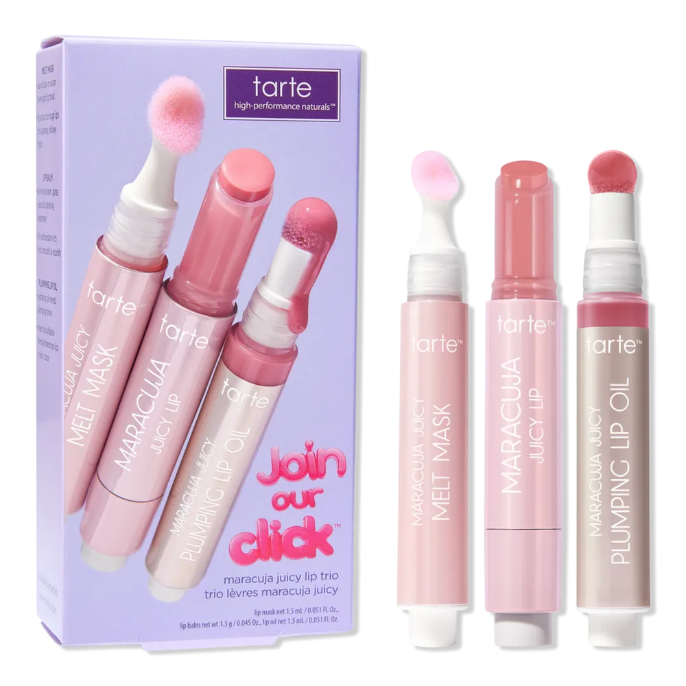Join Our Click Maracuja Juicy Lip Trio by Tarte