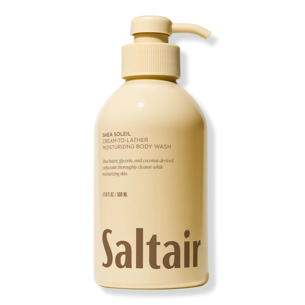 Cream-to-Lather Moisturizing Body Wash with Glycerin - Shea Soleil by Saltair