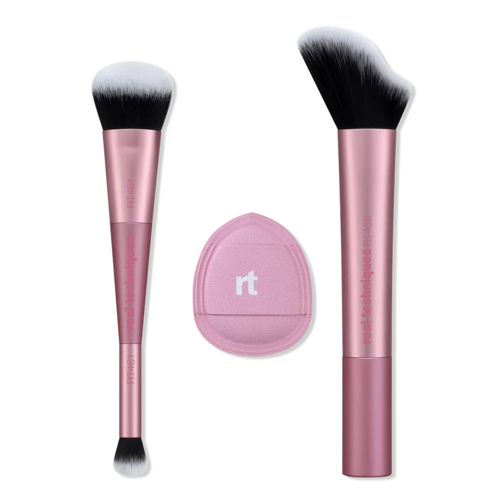 Cheeky Trio Makeup Brush & Sponge Set by Real Techniques