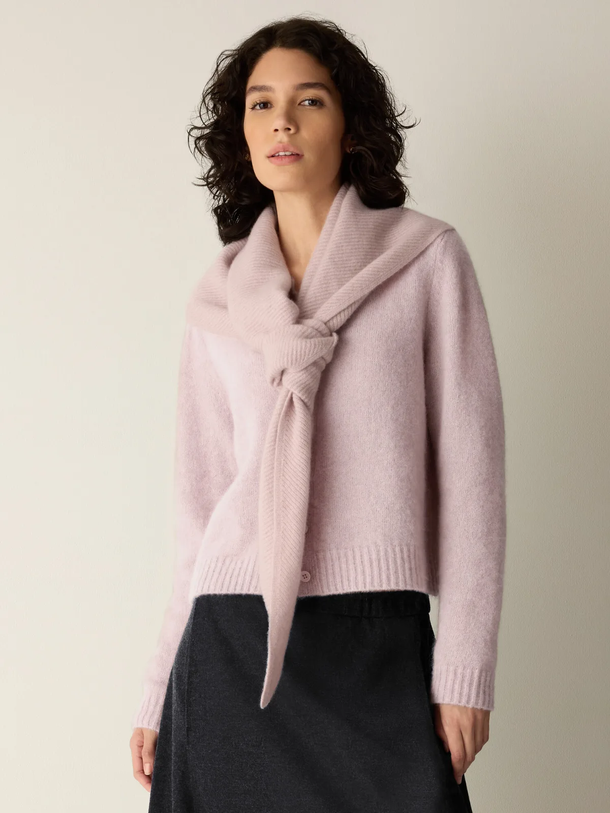 Italian Cashmere Triangle Scarf by EILEEN FISHER
