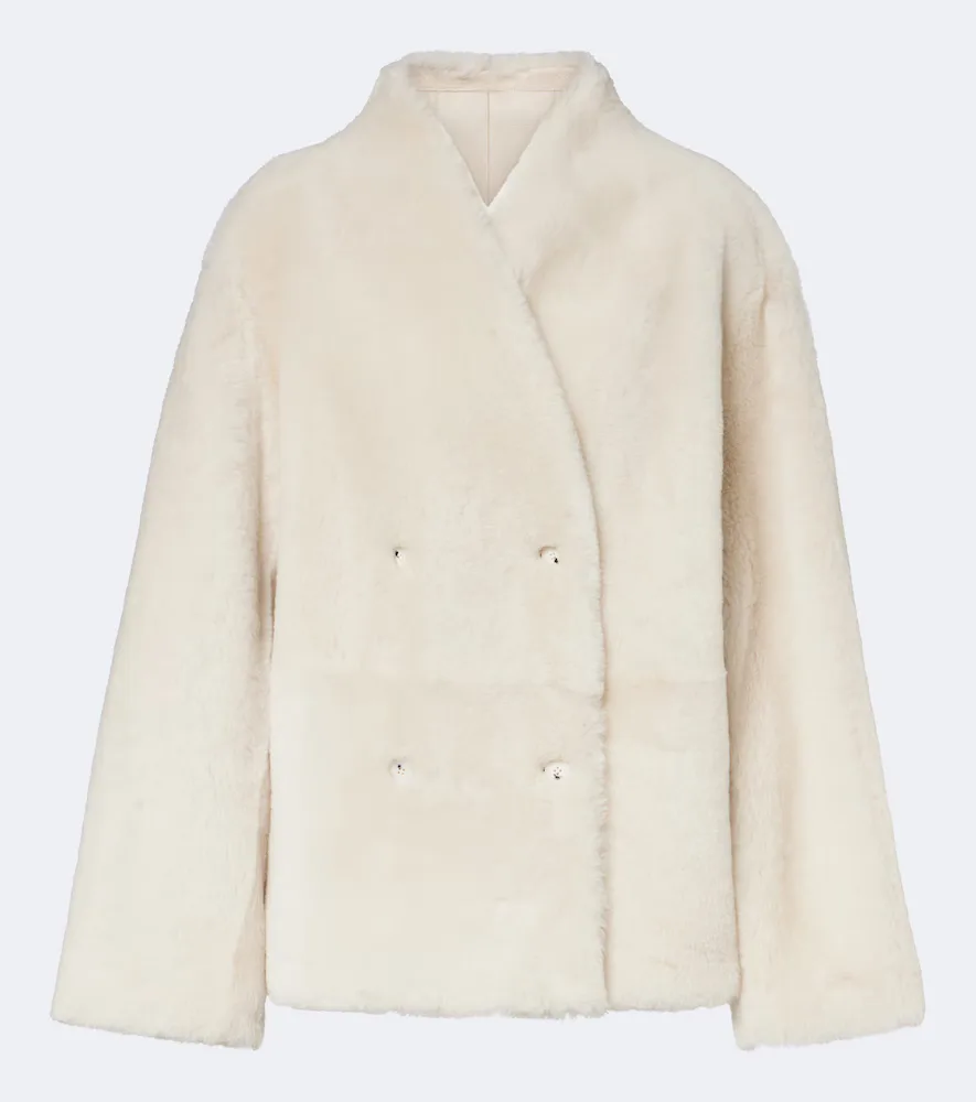 Catherine Reversible Shearling Jacket by Loulou de Saison