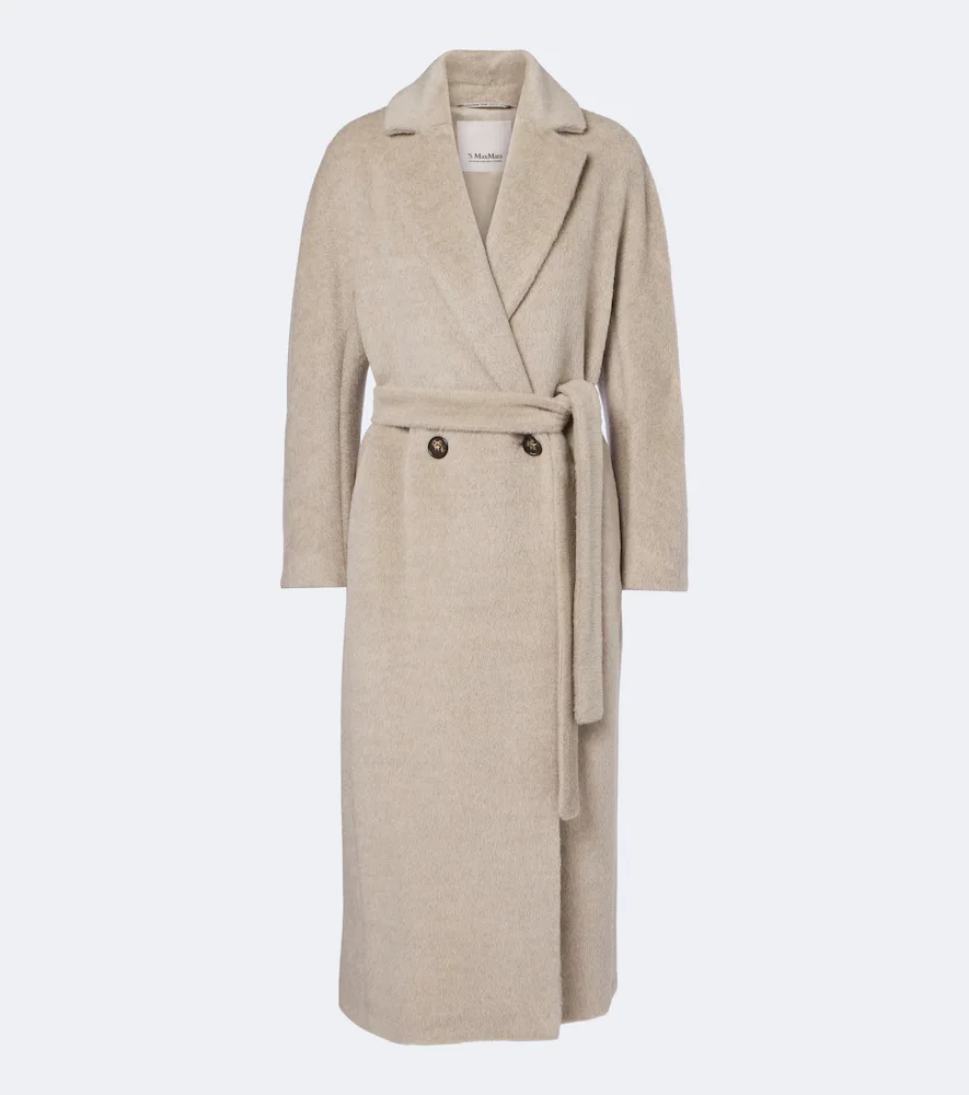 Alpaca and Wool Wrap Coat by 'S Max Mara